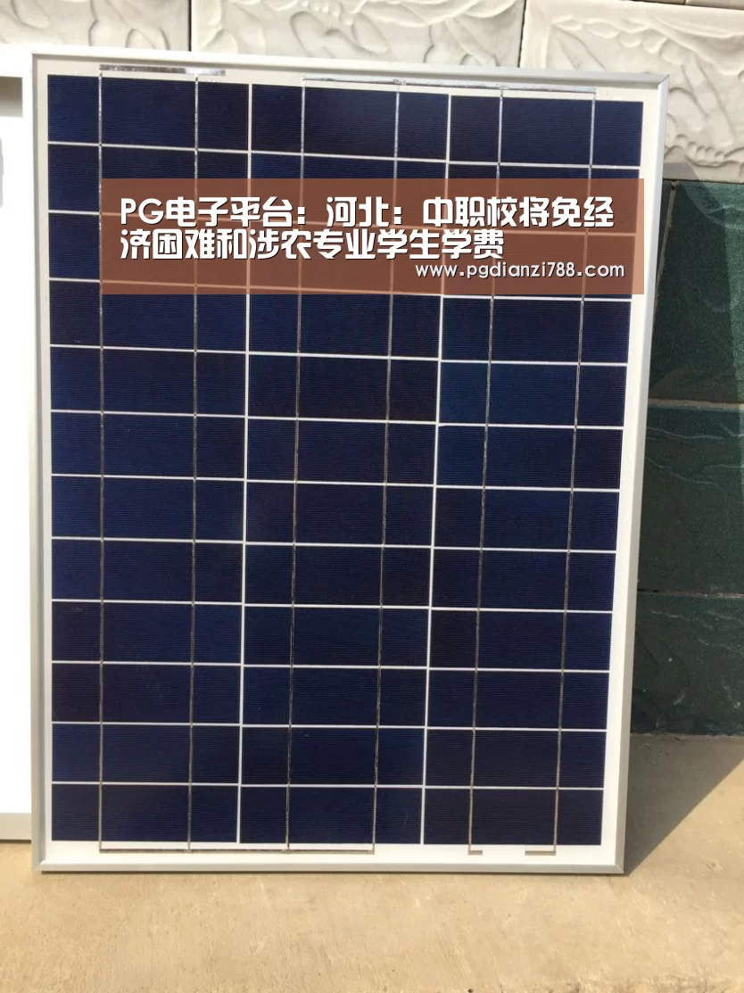 PG电子平台:河北:中职校将免经济困难和涉农专业学生学费(图1) PG Soft APP